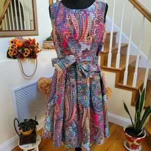 Multi-Colored & Patterned Dress